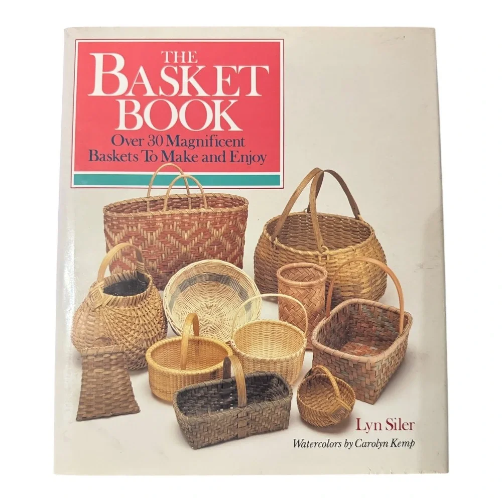 The Basket Book Lyn Siler 1988 Softcover Crafts Basketry DIY Instructions